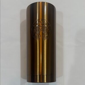 Starbucks Metallic gold holiday Tumbler